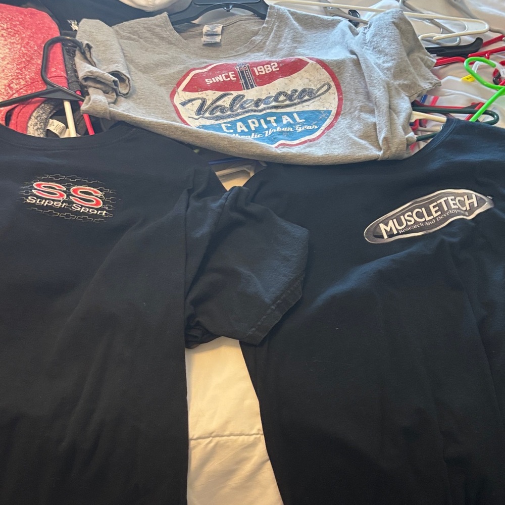 Lot of 5 size lg car T-Shirts
